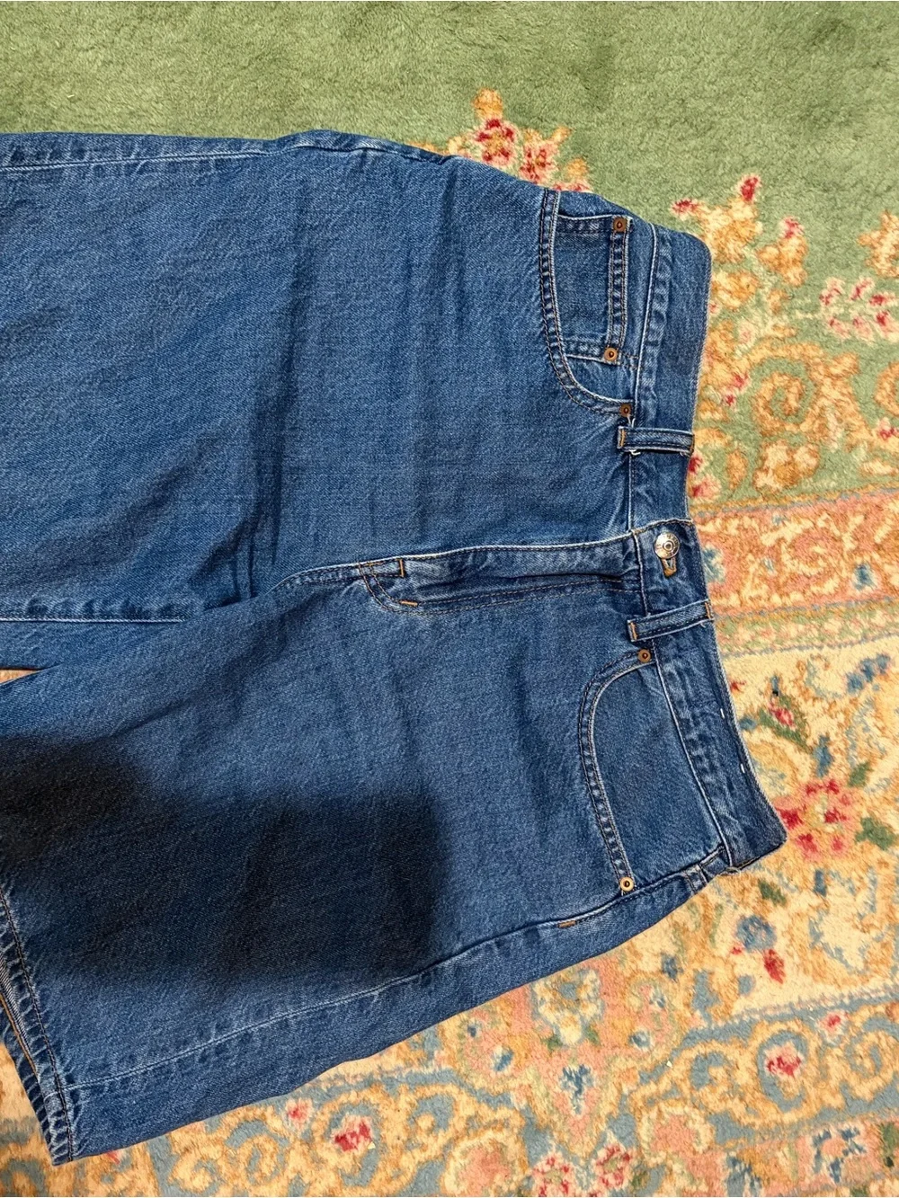 Madewell Blue Denim Bermuda Shorts — Classic 1997
